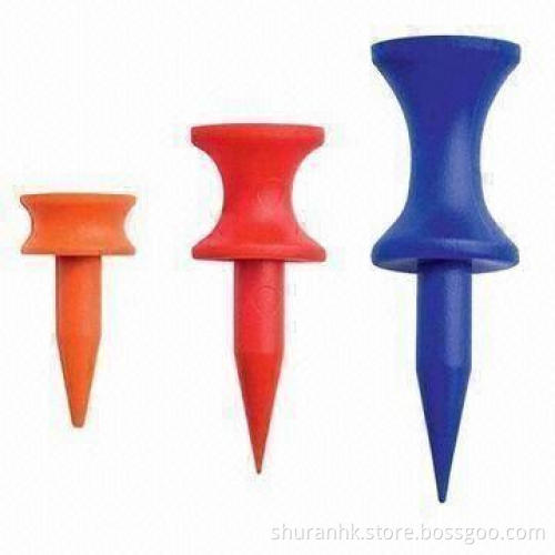 Golf plastic tees, various colors are available
